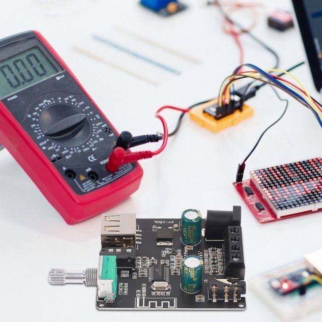 IOT-Audios XY-C50L 50W+50W Bluetooth Stereo Audio Amplifier Module