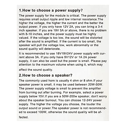 IOT-Audios 2.1 Bluetooth 5.0 digital amplifier board 50x2 + 100W Class D Audio AMP Module Support AUX INK-201