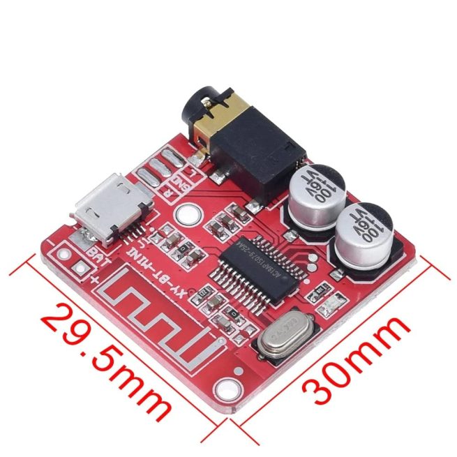 IOT-Audios VHM-314 Bluetooth 5.0 Audio Receiver Module MP3 Lossless Decoder Board 3.7-5V Wireless Stereo Music Decoding Amplifier Board
