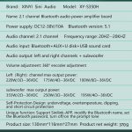IOT-Audios XY-S350H TPA3251 220WX2+350W Bluetooth 5.0 Subwoofer Amplifier Board 2.1 Channel Power Audio Stereo Amplifier Board Bass AMP