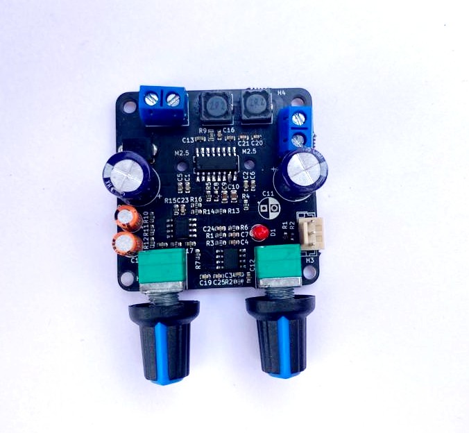 IOT-Audios 100W Subwoofer Amplifier Board Home Theater Mini Amp Audio Power Amplifiers Bass DC12-24V