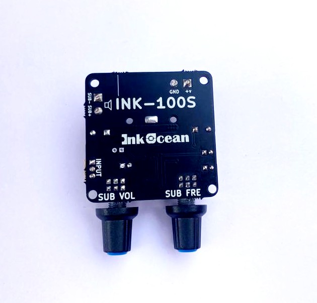 IOT-Audios 100W Subwoofer Amplifier Board Home Theater Mini Amp Audio Power Amplifiers Bass DC12-24V