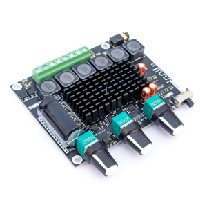 IOT-Audios IOT-255 TPA3116 2.1 Subwoofer Bluetooth Amplifier Digital Audio Board 50W*2+100W Bass AUX For 2.1 Bluetooth Speaker DIY