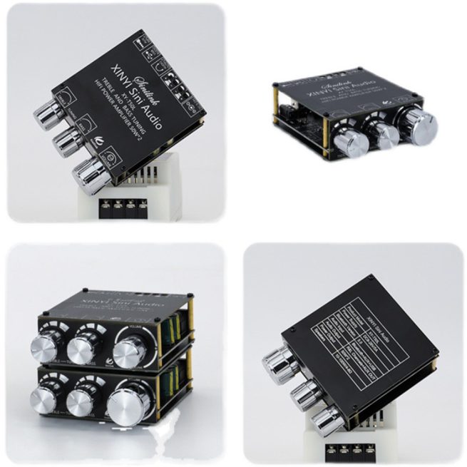XY-T50L Stereo Amplifier Board Bass Treble AMP