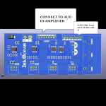 IOT-Audios NE5532/JRC4558 5.1 Preamplifier Tone Board Preamp Bass Frequency Volume Independent Adjustment 6 Way For 5.1 Amplifiers