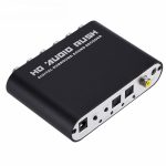IOT-Audios Analog 5.1 CH Stereo AC3 HD Audio Converter Optical SPDIF Coaxial AUX 3.5mm to 6 RCA Sound Decoder Amplifier