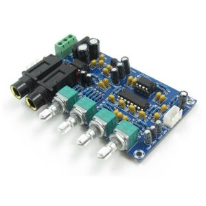 IOT-Audios PT2399 Digital Microphone Amplifier Board Karaoke Reverberation Board Karaoke OK Amplifier Module Dual AC 12V