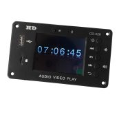 MP3 Decoder Board Bluetooth 5.0 Stereo Audio Receiver HD Video Player FLAC WAV APE Decoding FM Radio USB TF For Car Amplifier
