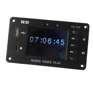 MP3 Decoder Board Bluetooth 5.0 Stereo Audio Receiver HD Video Player FLAC WAV APE Decoding FM Radio USB TF For Car Amplifier