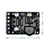 IOT-Audios 15W Stereo Bluetooth 5.0 Power Amplifier Board 12V/24V High Power Digital Amplifier Module XY-P15W