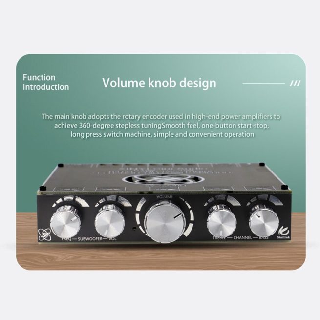 IOT-Audios XY-S220H 2x160W + 220W Stereo Treble Bass Adjustment Bluetooth Compatible Audio Power Amplifier Board Module Dual Channel TDA7498E power amplifier